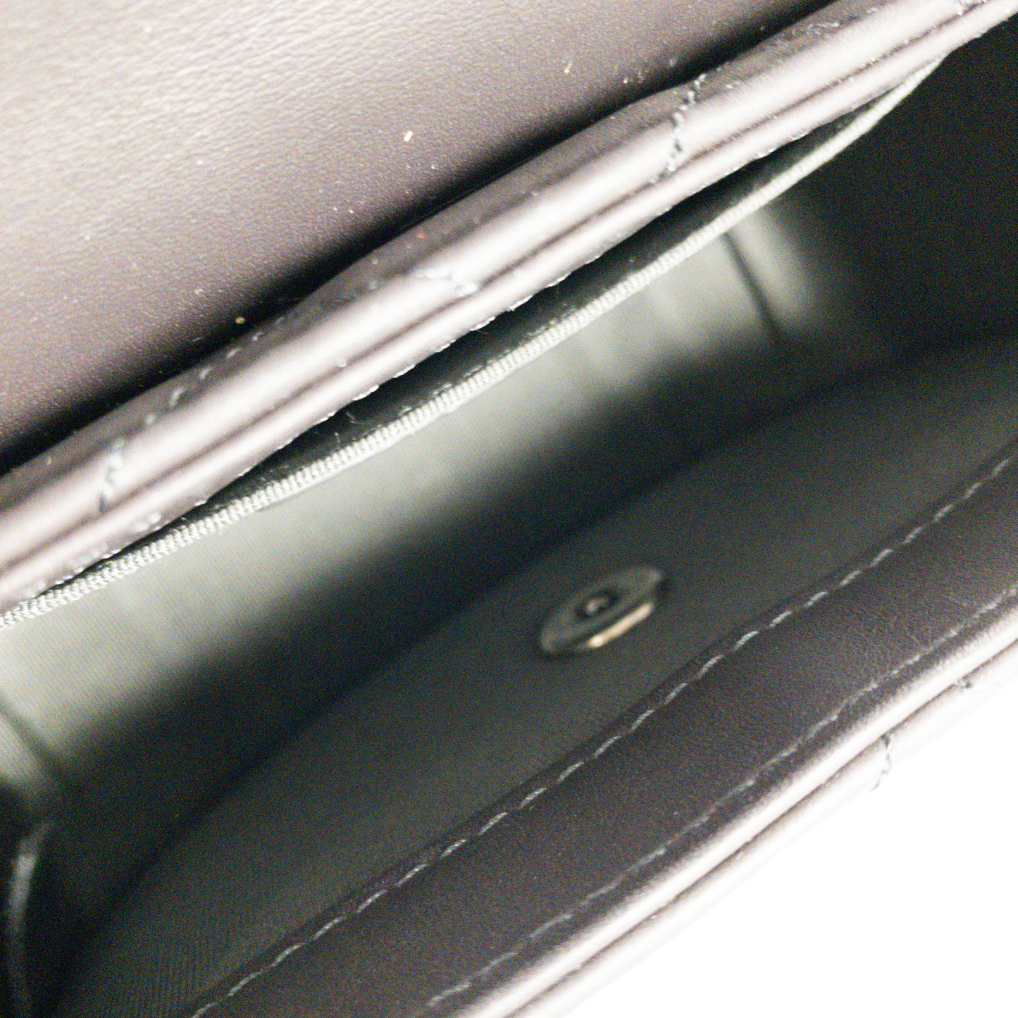Chanel Charcoal Gray Paris-Salzburg Mini Flap Bag
