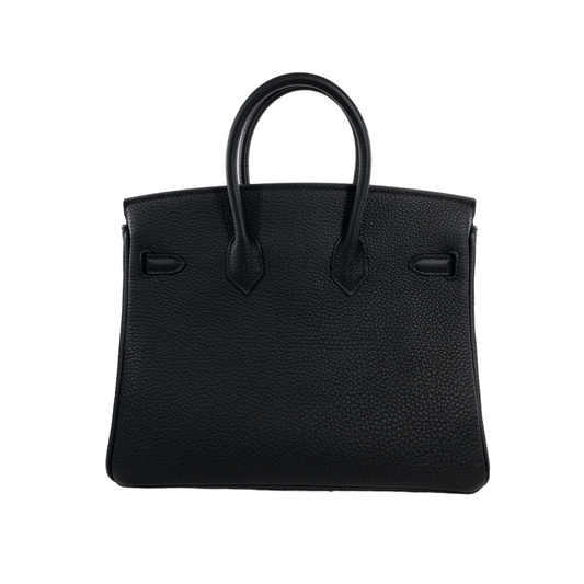 Hermes Birkin 25 Black Togo GHW