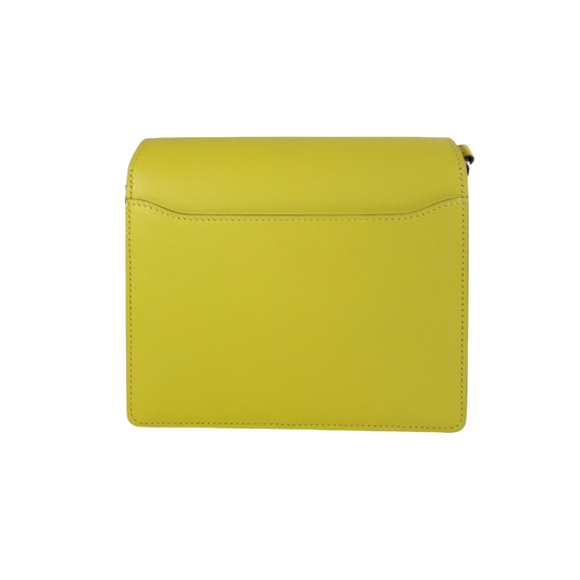 Hermes Lime Evercolor Sac Roulis PHW