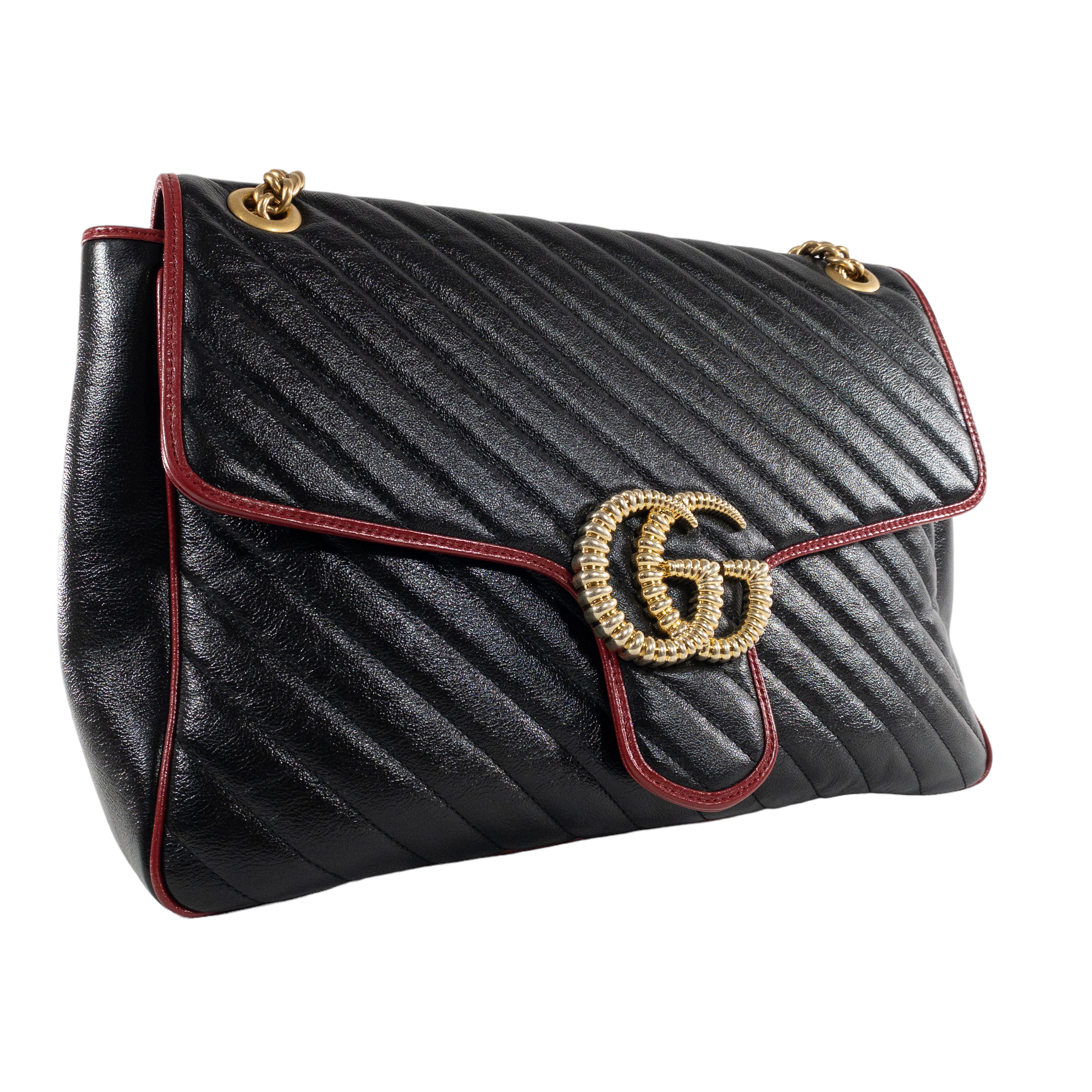 Gucci XL Quilted Marmont Flap Bag