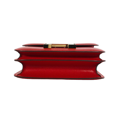 Hermes Rouge de Couer Chevre  Constance 18cm