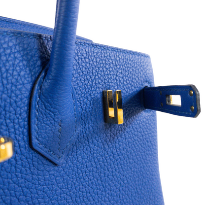 Hermes Birkin 25 Blue France GHW