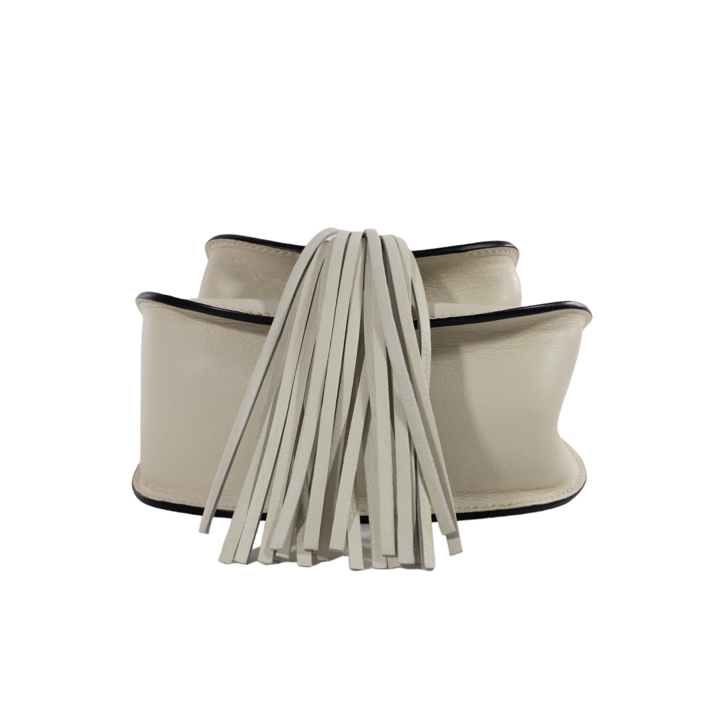 Chloe Mini Ivory Hudson Tassel Bag