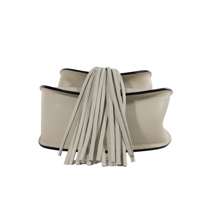 Chloe Mini Ivory Hudson Tassel Bag