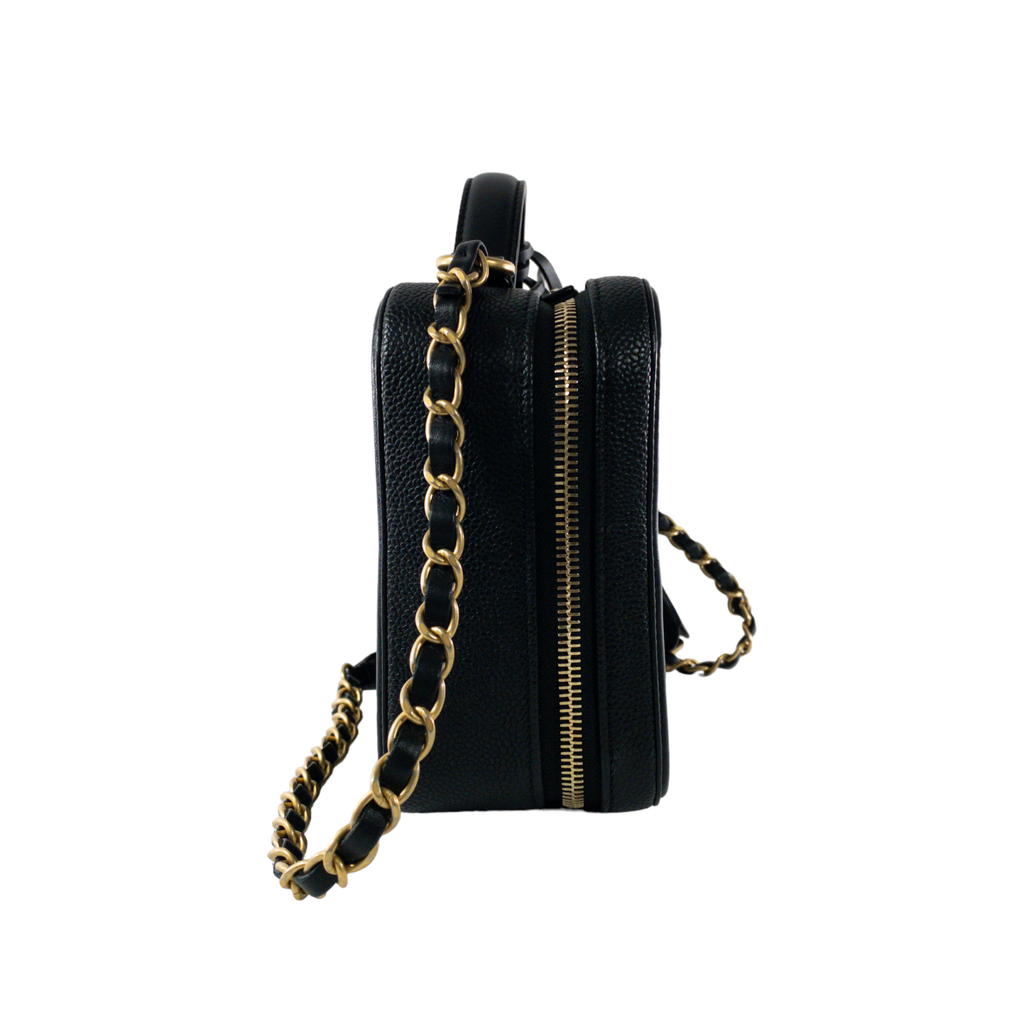 Chanel Black Caviar Filagree Vanity