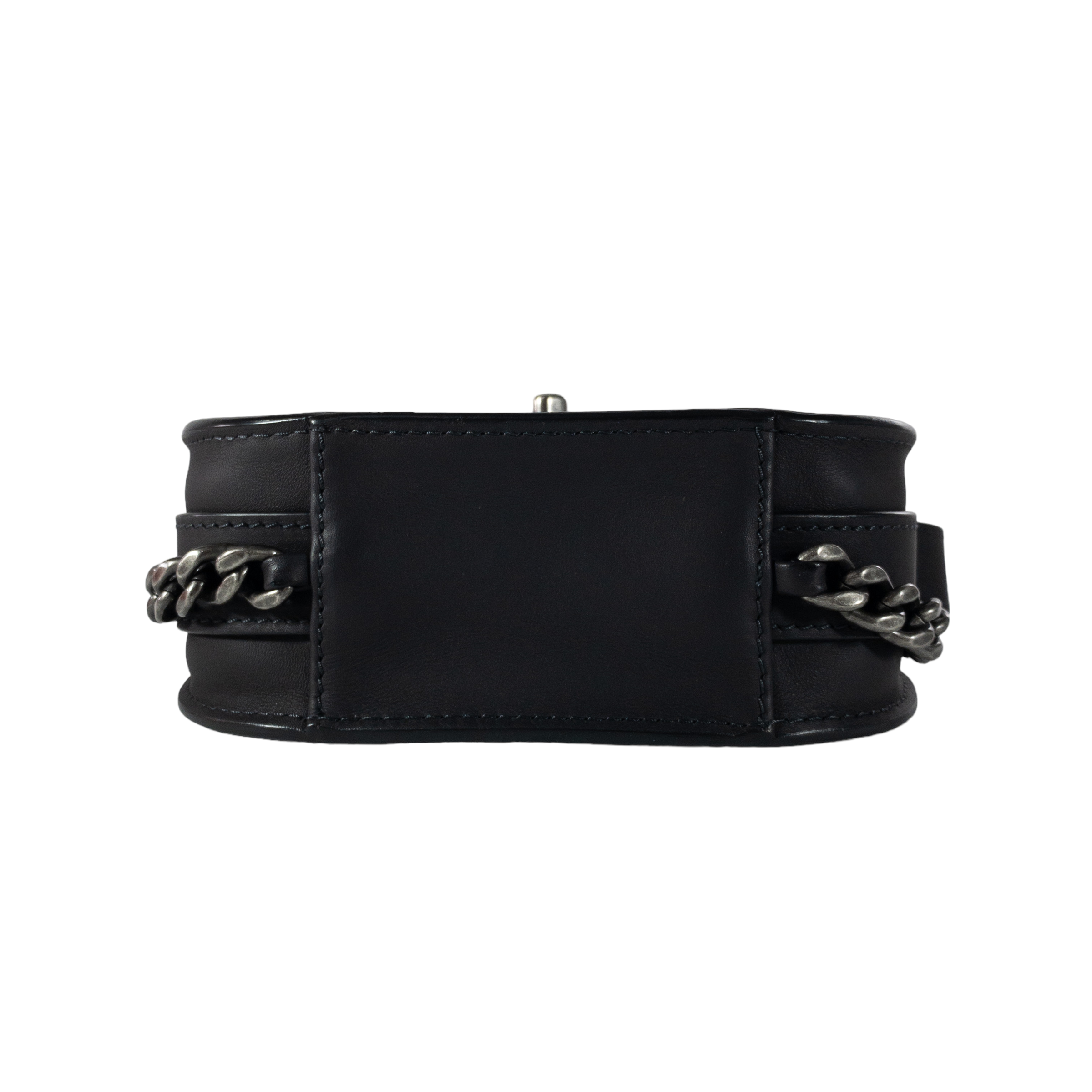 Chanel Charcoal Gray Paris-Salzburg Mini Flap Bag