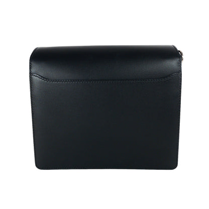 Hermes Black Sac Roulis 23cm PHW