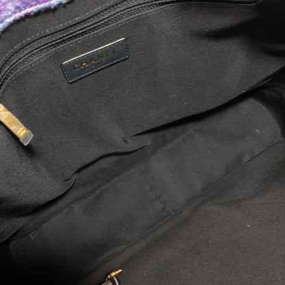 Chanel Watercolor Tweed Shopping Tote