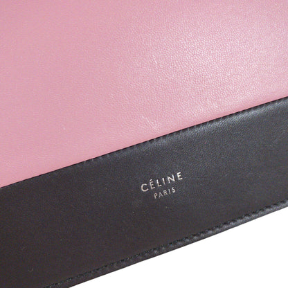 Celine Pink Gray Frame Chain Wallet