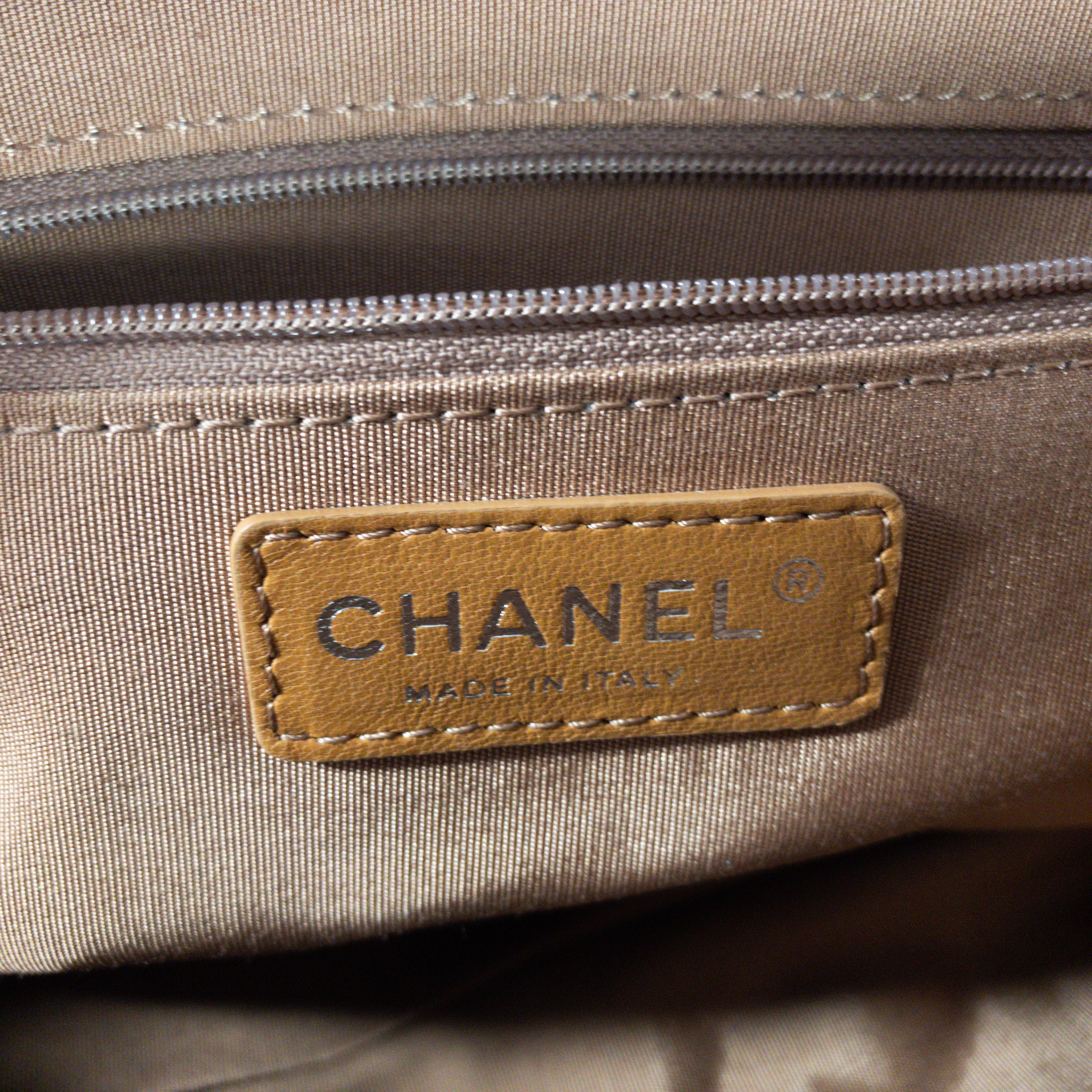 Chanel Blush Glazed Leather Large Flap