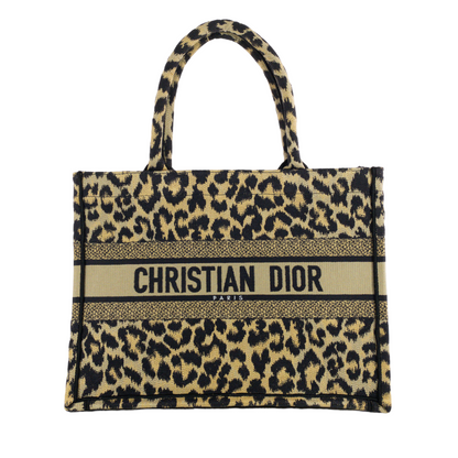Dior Leopard Medium Book Tote
