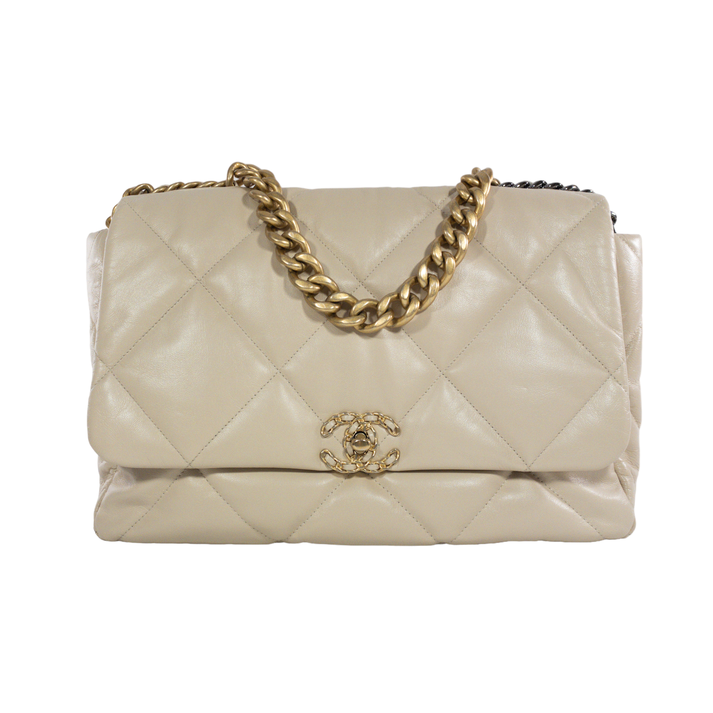 Chanel Maxi 19 Beige