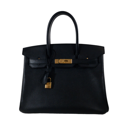 Hermes Black Epsom Birkin 30 GHW