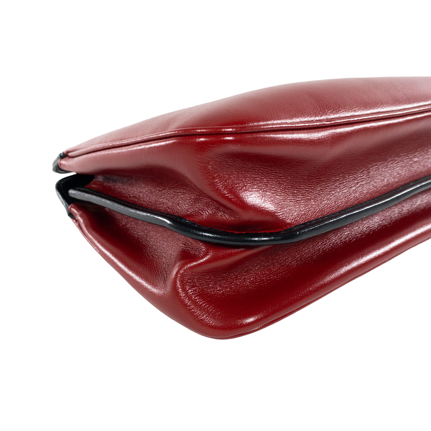 Gucci Red Linea Marina Chain Shoulder Bag