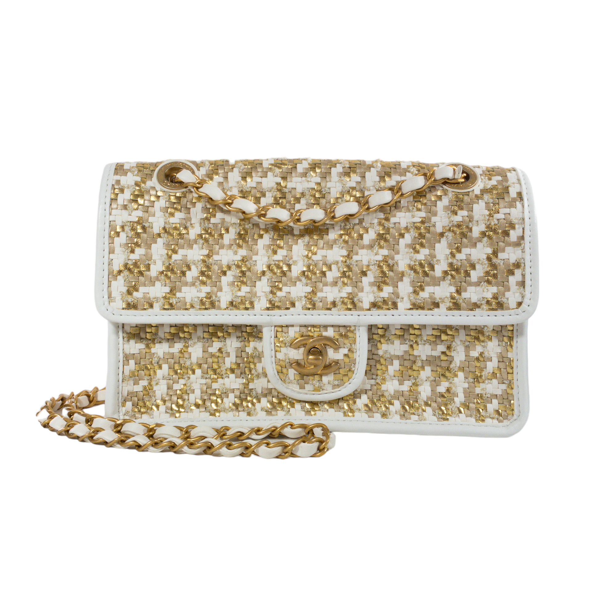 Chanel Gold Woven Limited Edition Single Flap – Consign of the Times ™