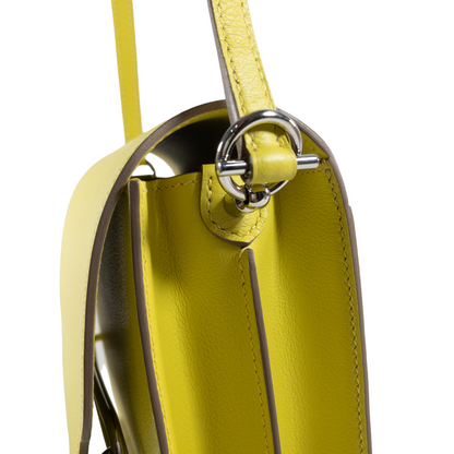 Hermes Lime Evercolor Sac Roulis PHW