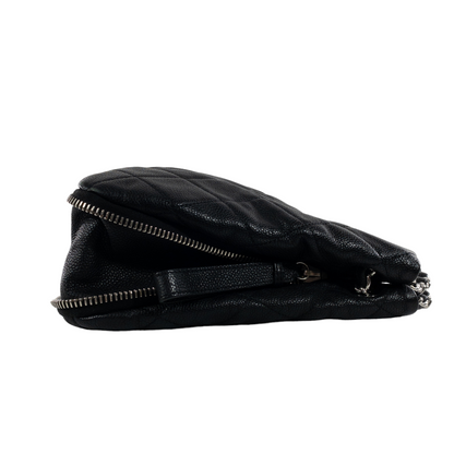 Chanel Black Caviar Expandable Timeless Shoulder Hobo