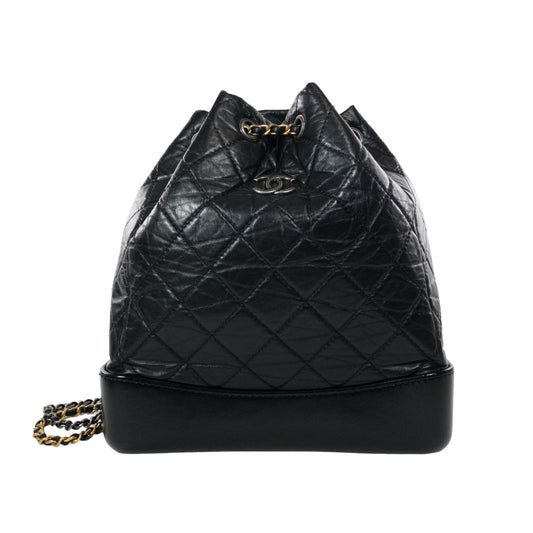 Chanel Small Black Gabrielle Backpack