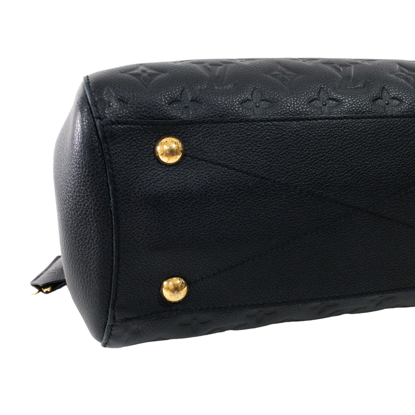 Louis Vuitton Black Empreinte Leather Montaigne