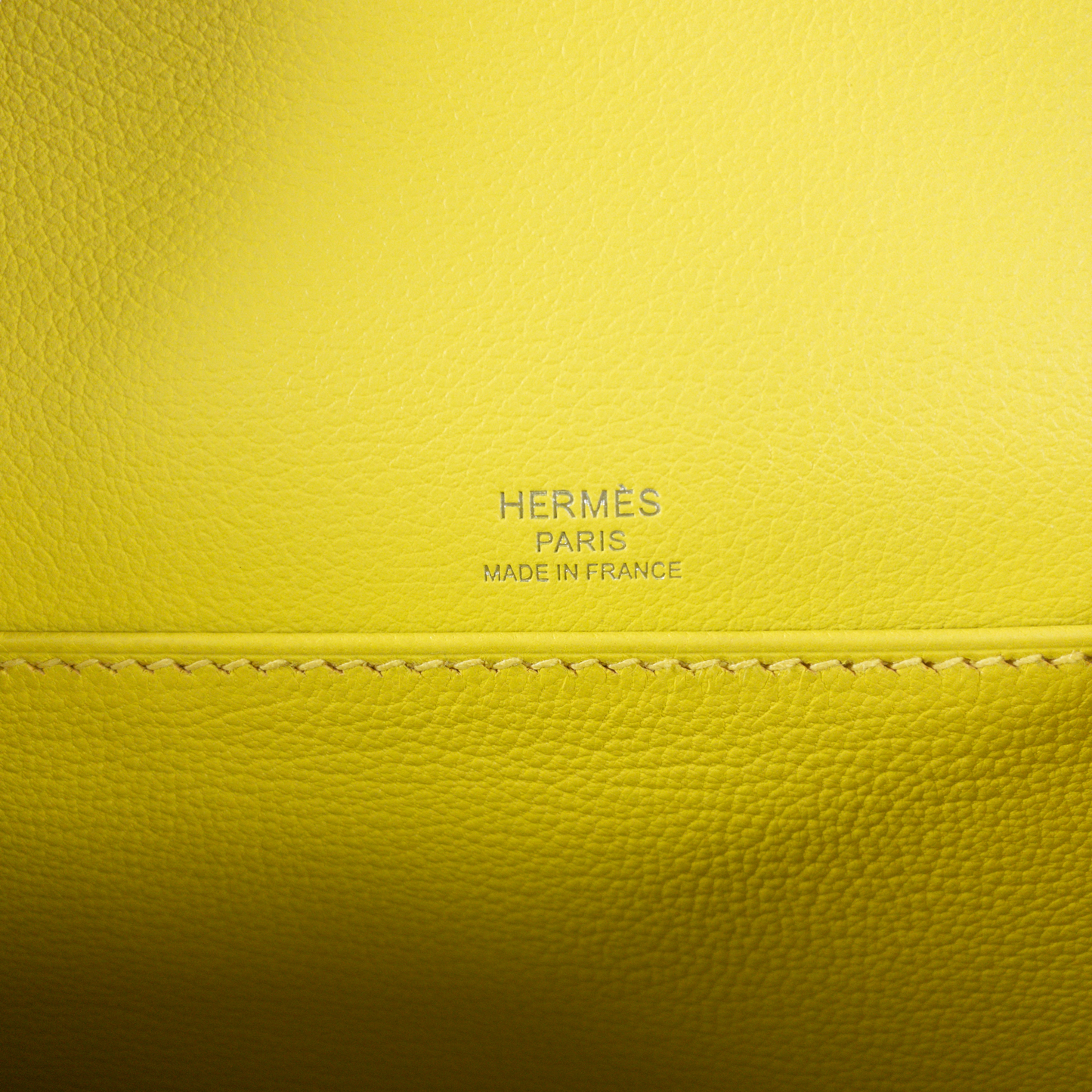 Hermes Lime Evercolor Sac Roulis PHW