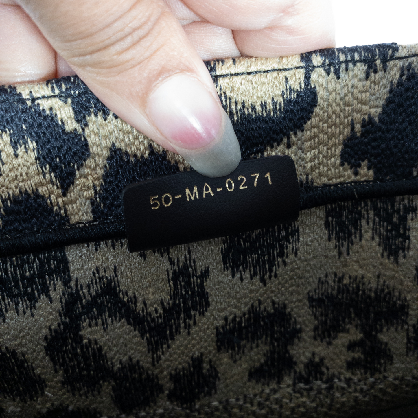 Dior Leopard Medium Book Tote