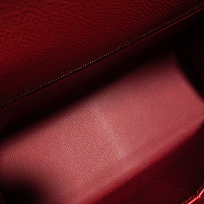 Hermes Rouge Venitienne Kelly 28 Sellier Epsom PHW