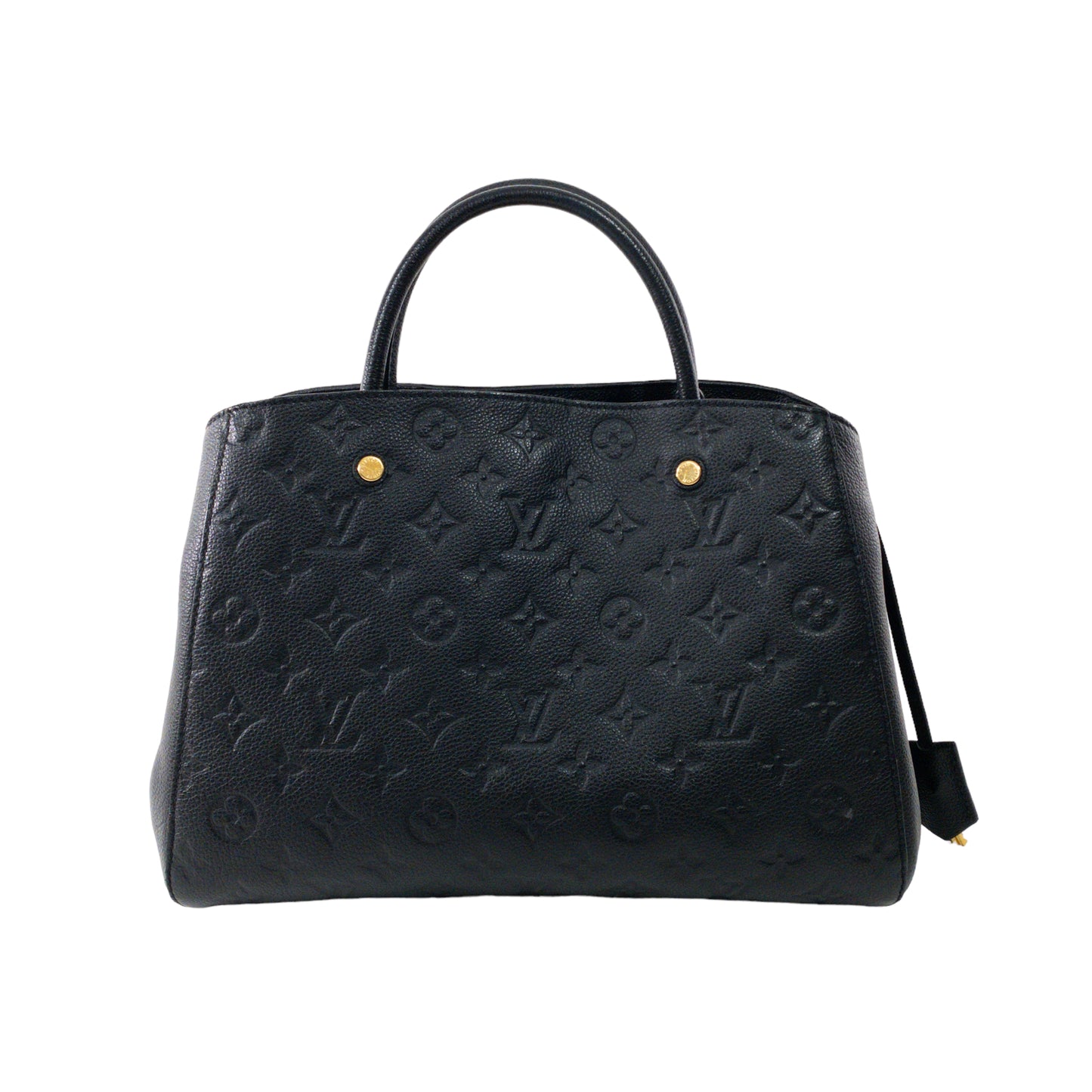Louis Vuitton Black Empreinte Leather Montaigne
