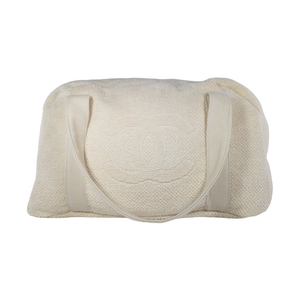 Chanel Cotton Terry Cloth  Beach Duffel w Towel