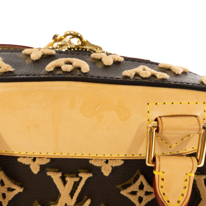 Louis Vuitton Velvet Embroidered Deauville Cube