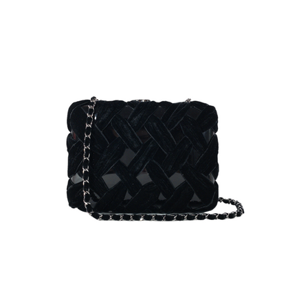 Chanel Velvet/Resin Minaudière w Chain