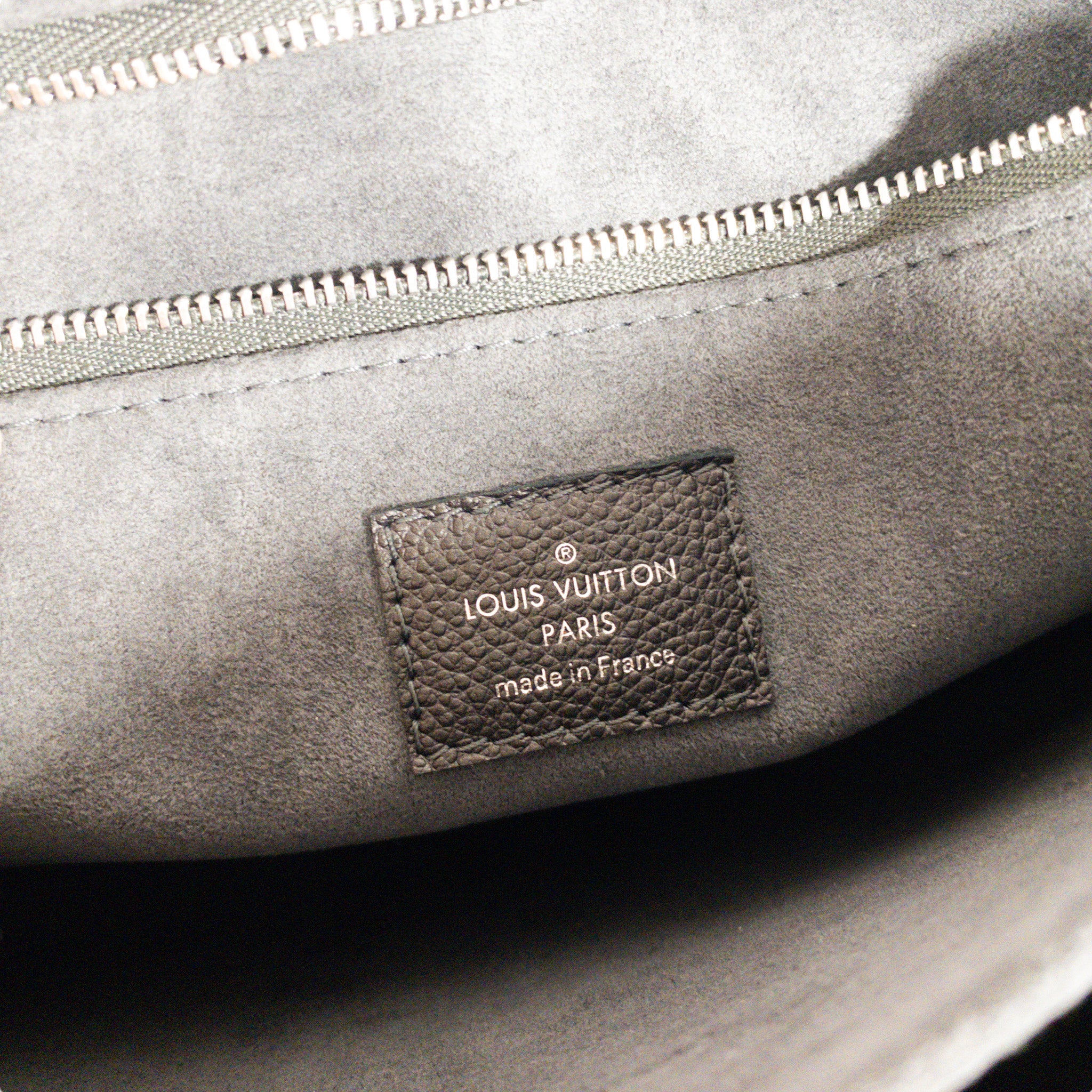 Louis Vuitton Graphite Metallic Saint Germain Studded Flap Bag