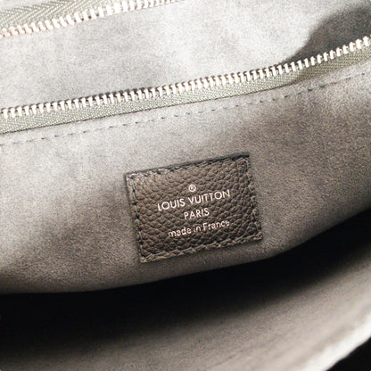Louis Vuitton Graphite Metallic Saint Germain Studded Flap Bag
