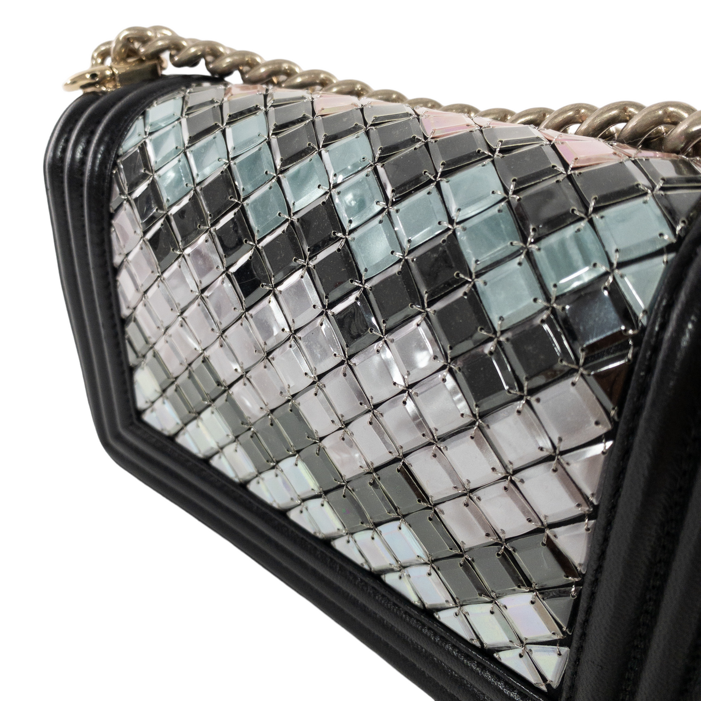 Chanel Small Beaded Sequin Boy Bag