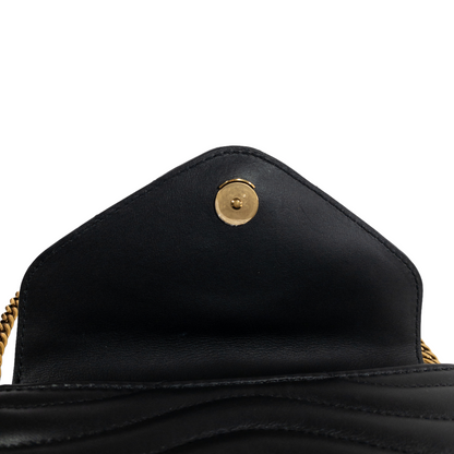 Louis Vuitton Black Quilted Wave Pochette