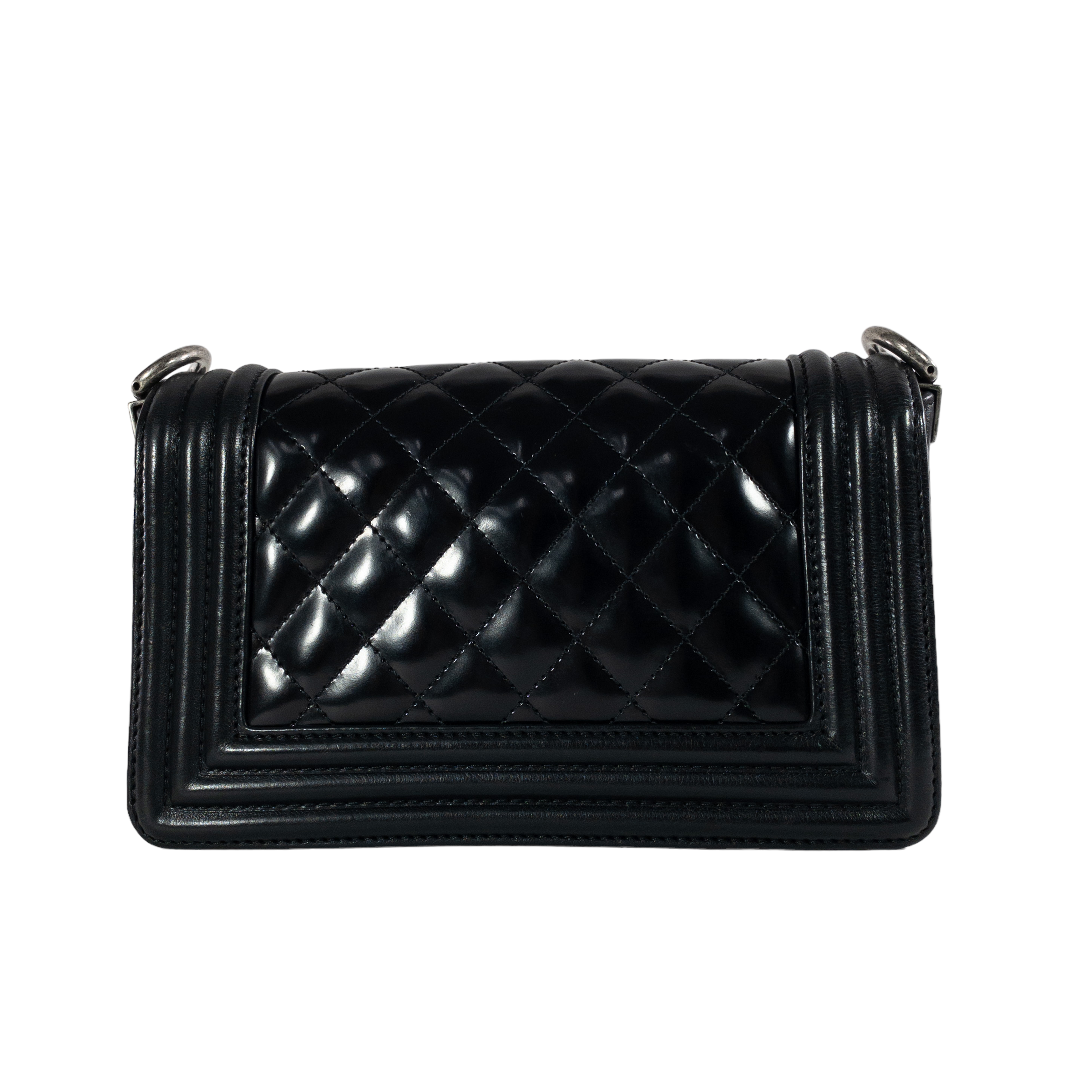 Chanel Small Limited Edition Glazed Leather Boy Bag