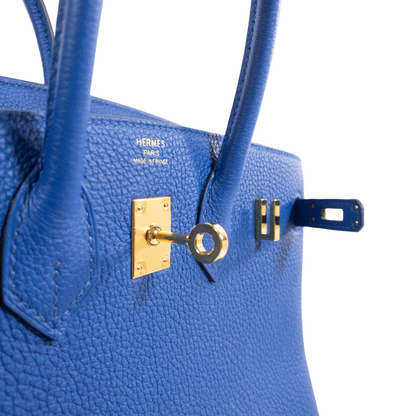 Hermes Birkin 25 Blue France GHW