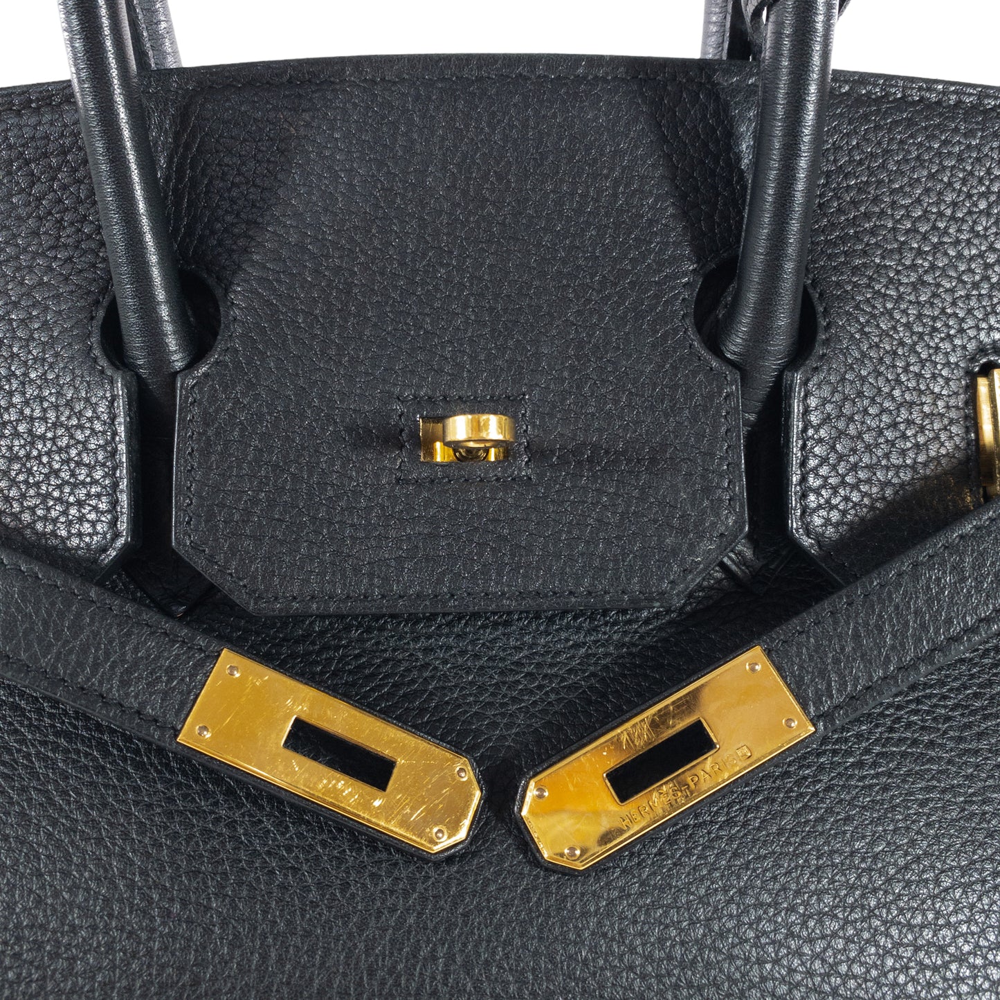Hermes Black Birkin Vintage Shooting Star GHW