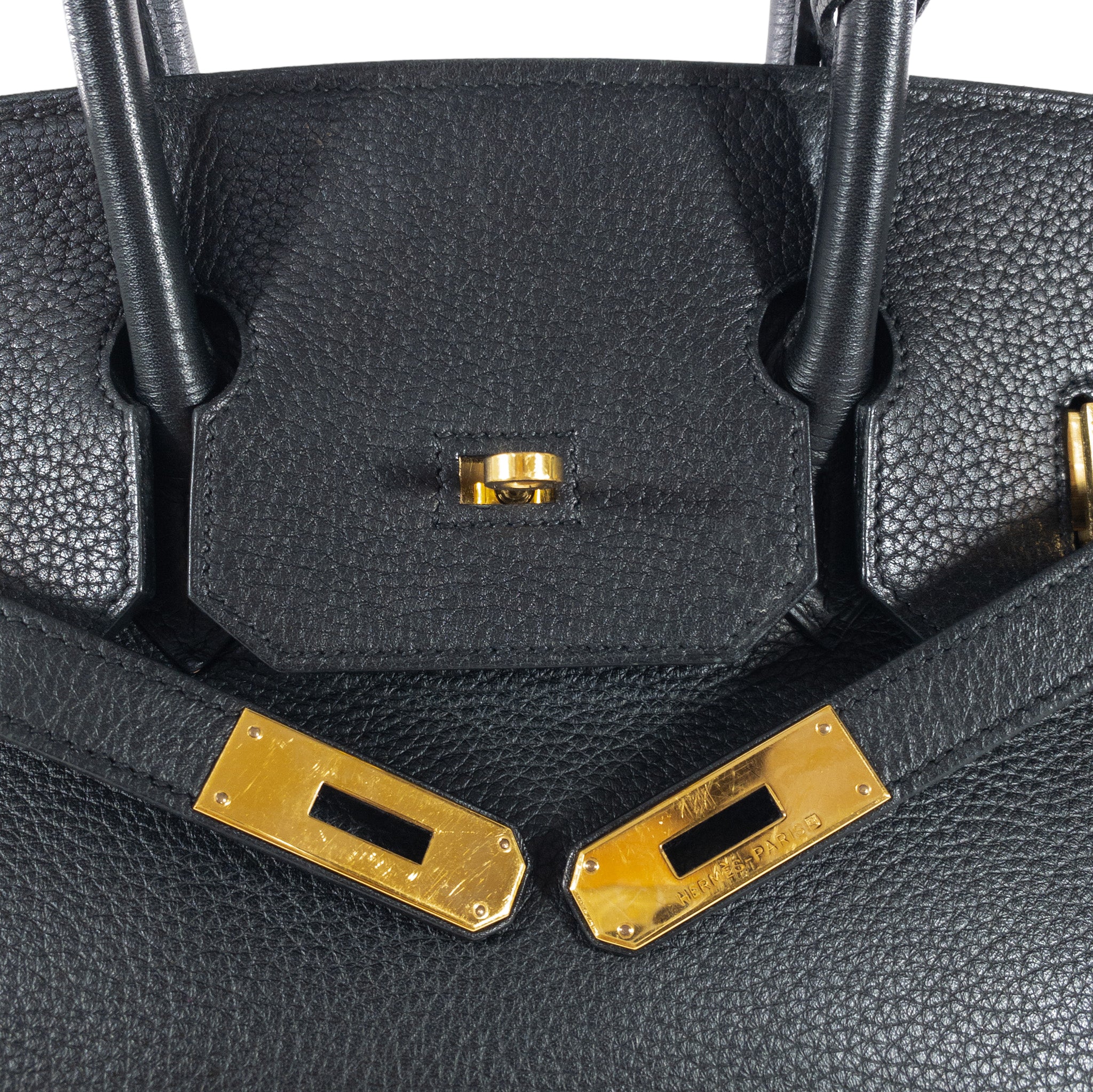 Hermes Black Birkin Vintage Shooting Star GHW