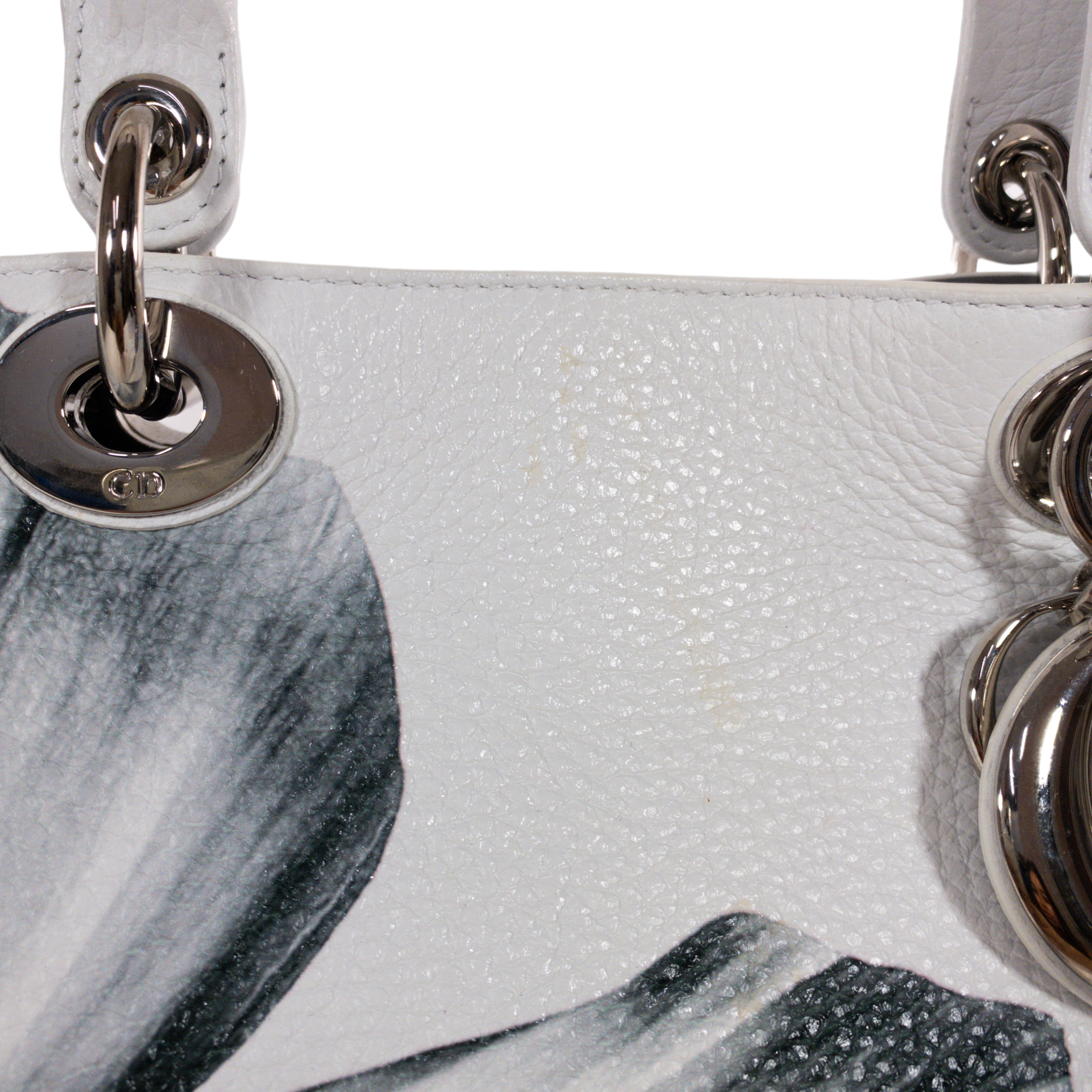 Dior White Secret Garden Diorissimo Tote SHW