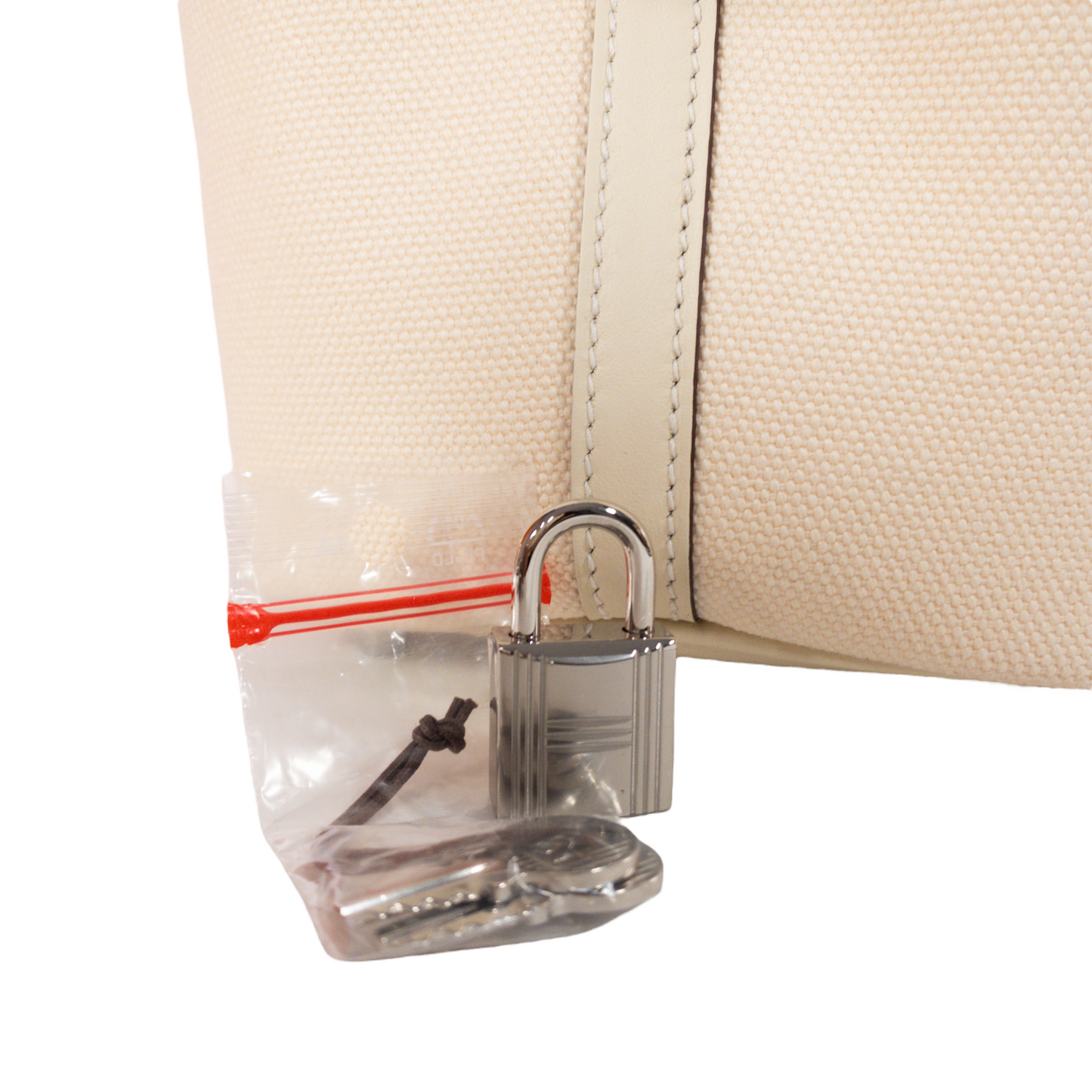 Hermes Cargo Picotin 18 Nata Toile PHW