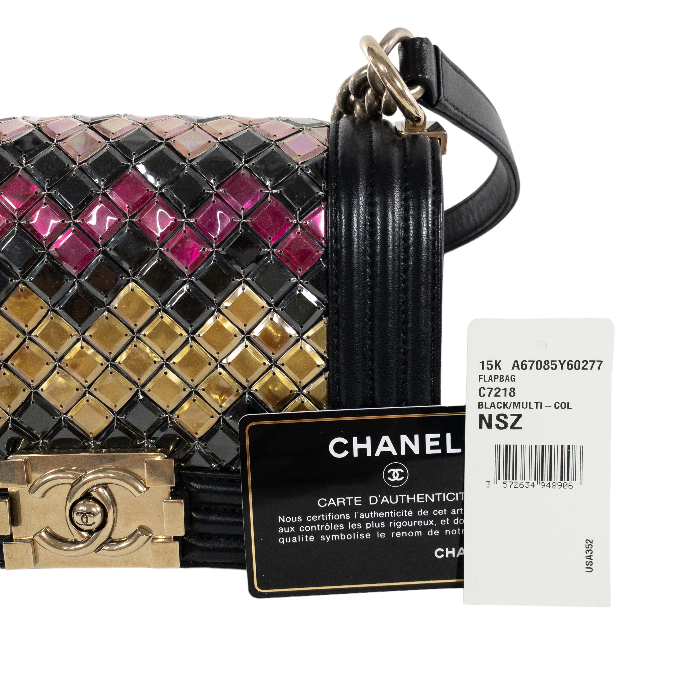 Chanel Small Beaded Sequin Boy Bag