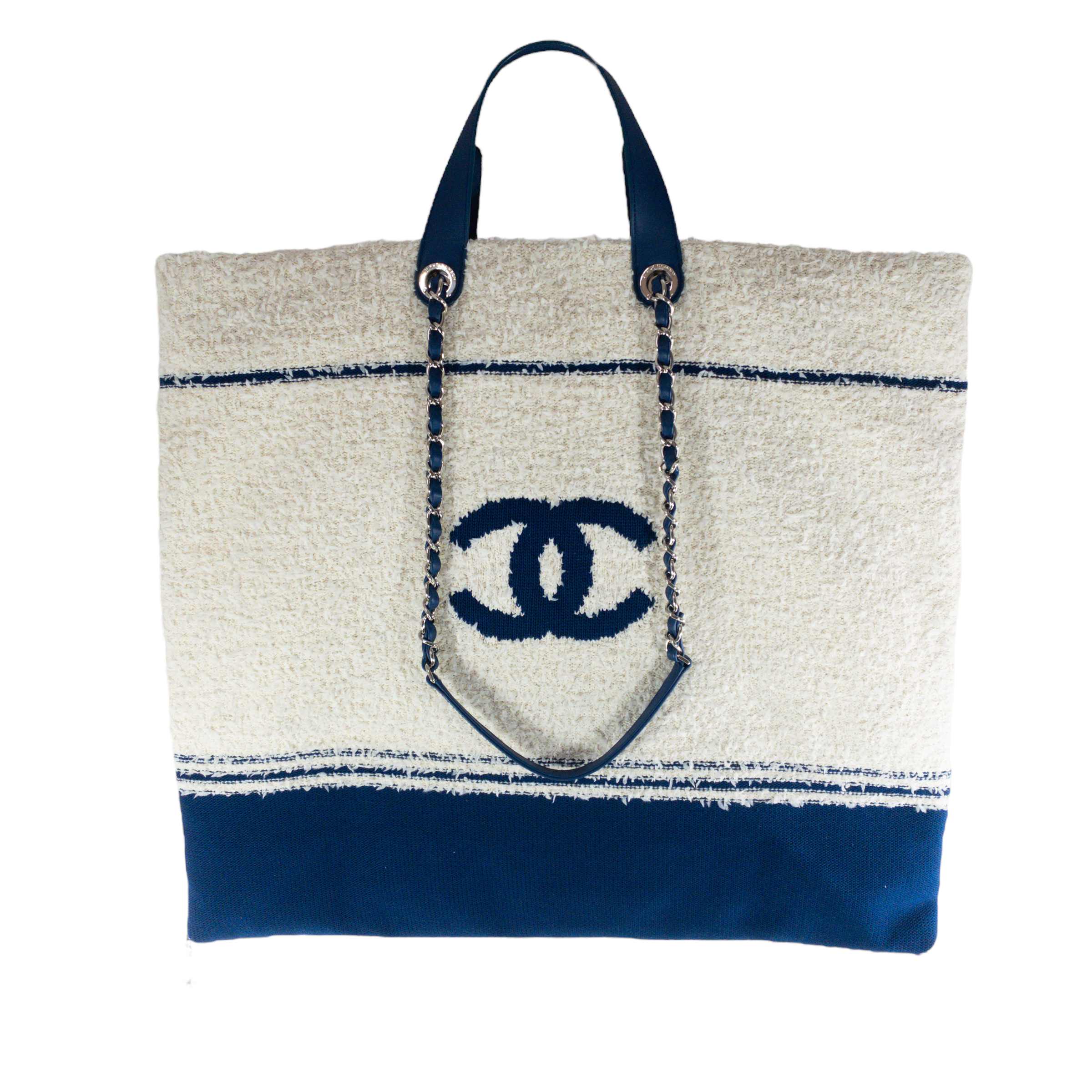 Chanel XL Tweed Deauville/Biarritz Tote