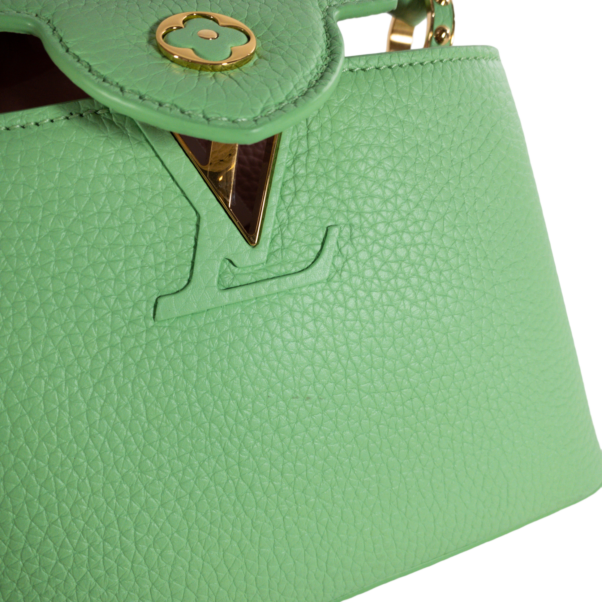 Louis Vuitton ミントグリーン ケース Louis Vuitton Mint Green Mini Cappucine – Consign of the Times ™