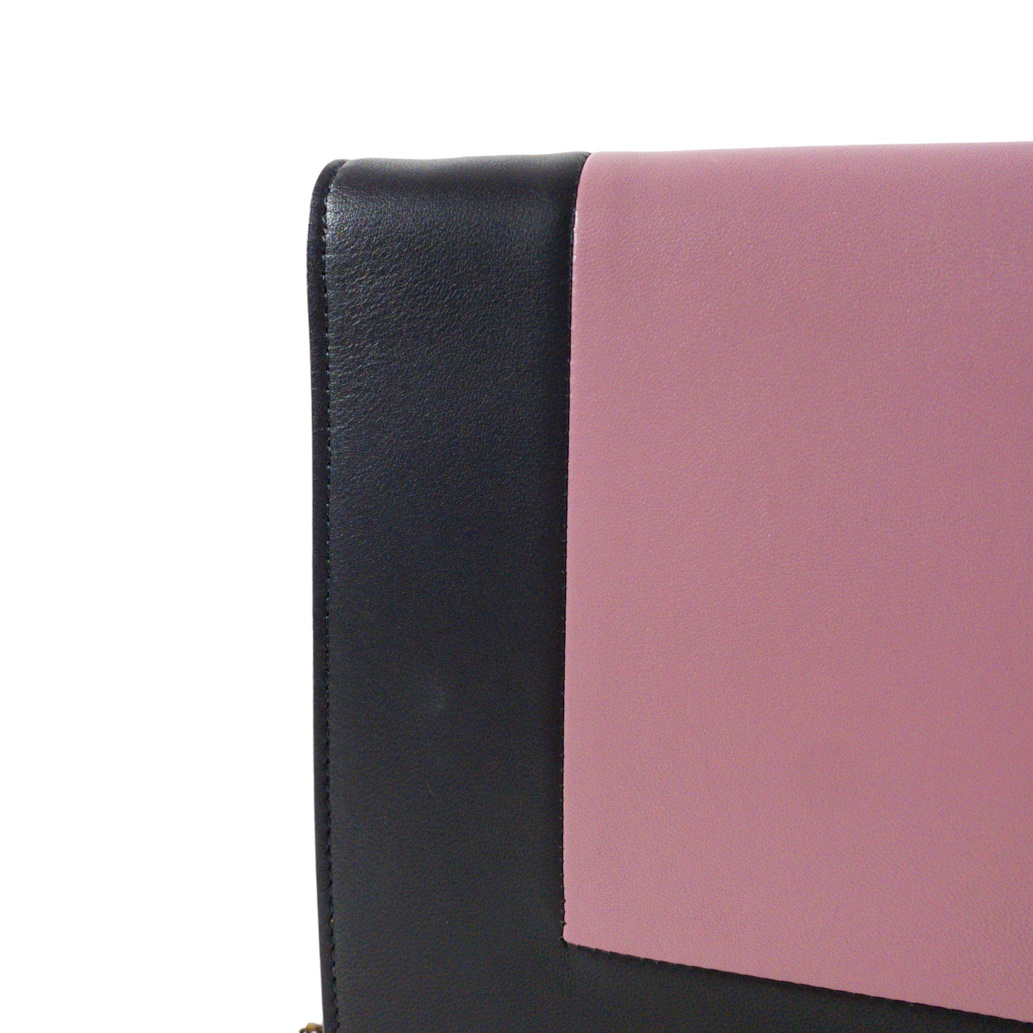 Celine Pink Gray Frame Chain Wallet
