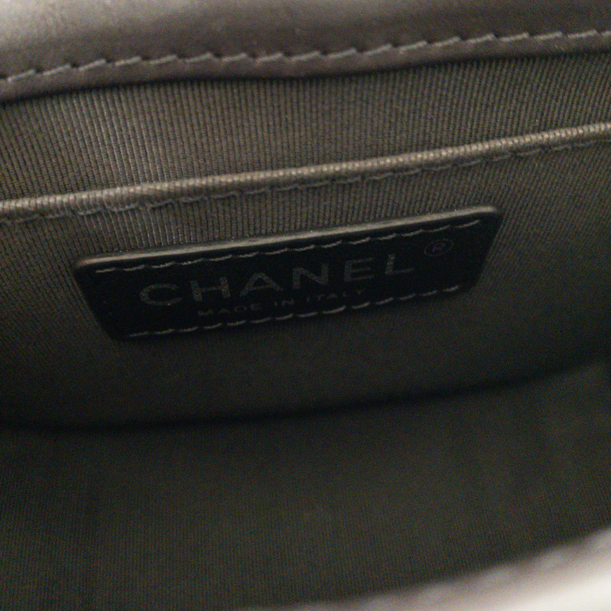 Chanel Charcoal Gray Paris-Salzburg Mini Flap Bag