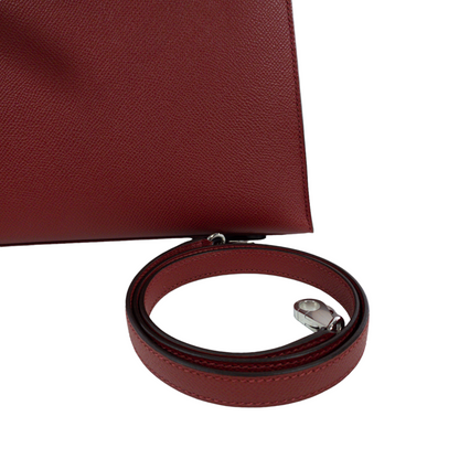 Hermes Rouge Venitienne Kelly 28 Sellier Epsom PHW