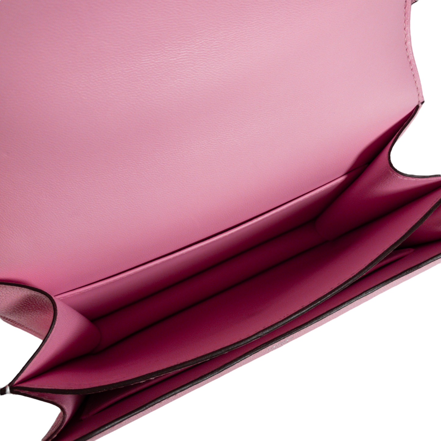 Hermes Rose Sakura Constance 18cm Chevre PHW