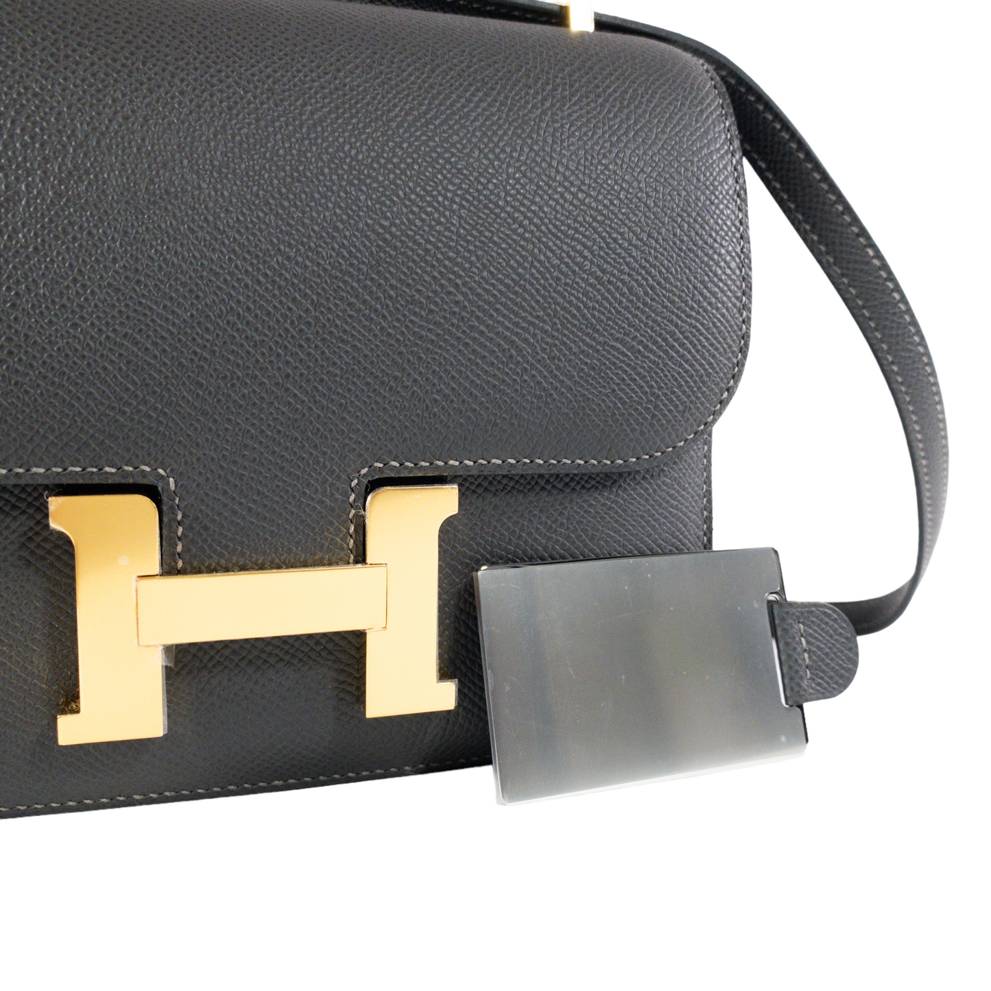 Hermes Graphite Constance 18cm GHW