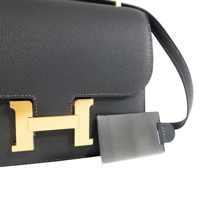 Hermes Graphite Constance 18cm GHW