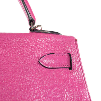 Hermes Kelly 32cm Rose Shocking Chevre PHW